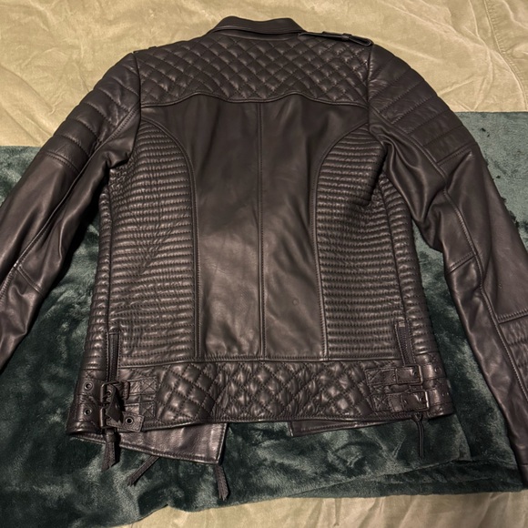 Genuine leather European  Moto jacket - Picture 4 of 4